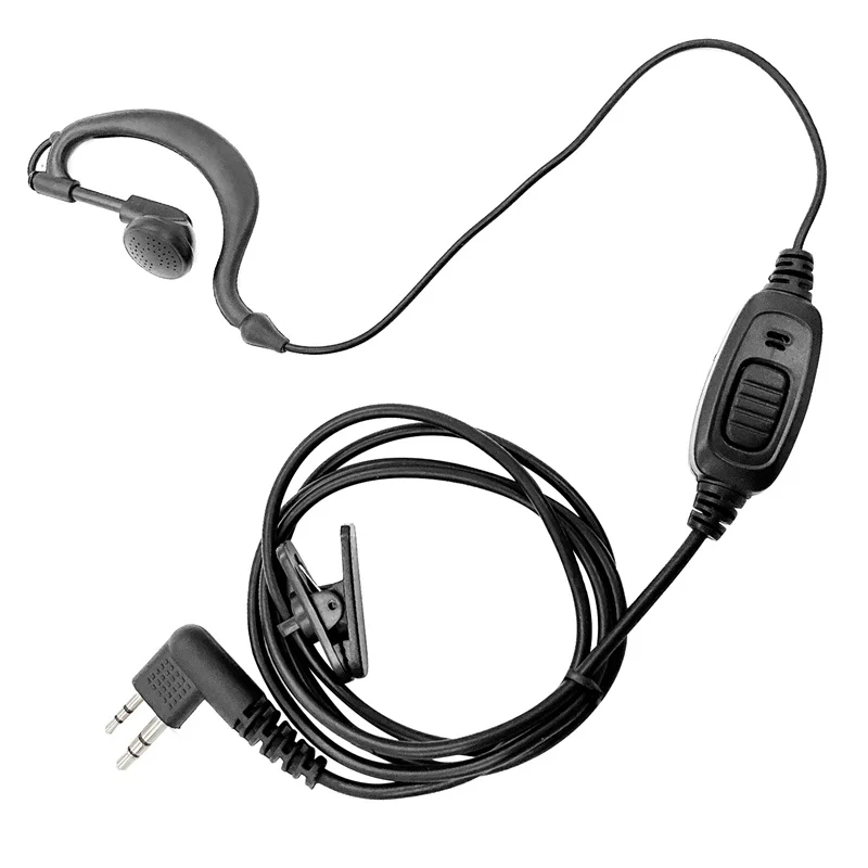 Earpiece Headset with MIC PTT, Compatible with Hyt Hytera tc500 tc600