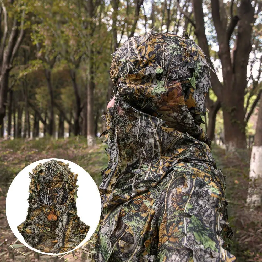 Outdoor Balaclava Hat Hunting Cap Multicam Full Face Mask Camouflage Airsoft Ghillie Game Accessories