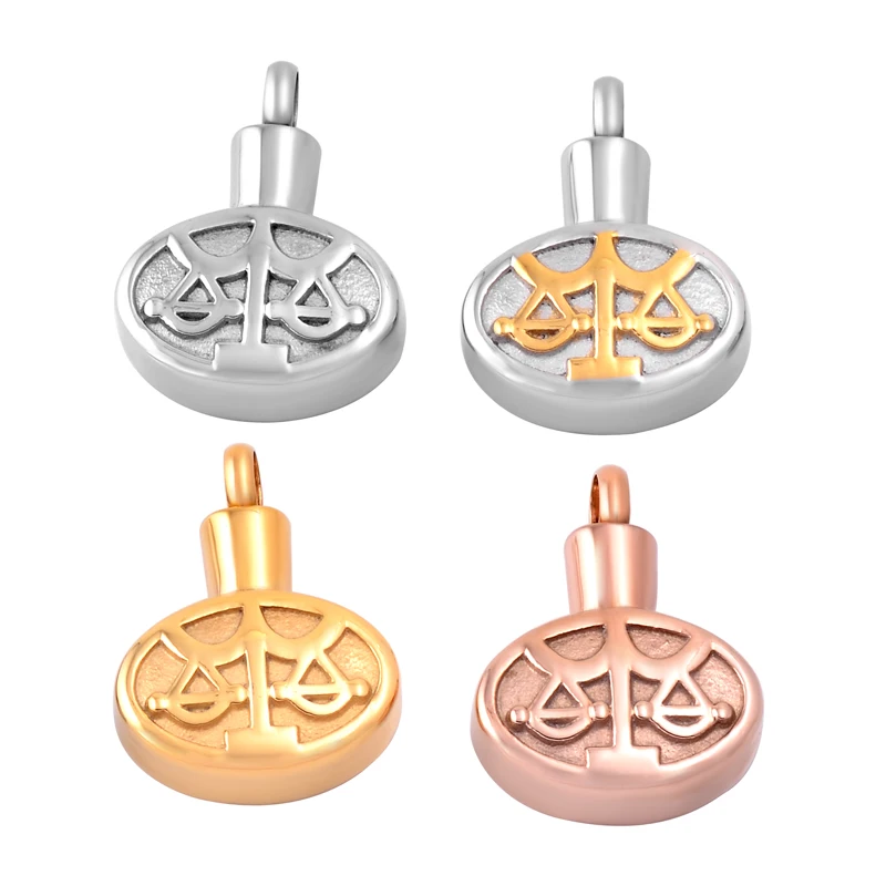 

IJD9620 Stainless Steel Cremation Pattern Keepsake Pendant for Ashes Urn Memorial Souvenir Necklace Jewelry