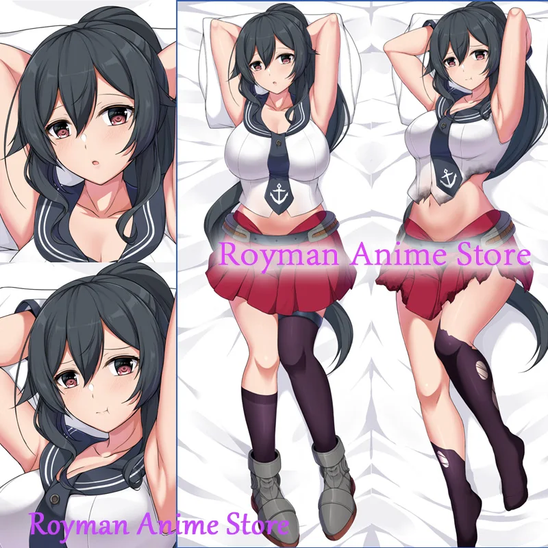 Dakimakura Anime Yahagi Kantai Collection Kancolle Double Sided Print Life-size Body Pillow Cover