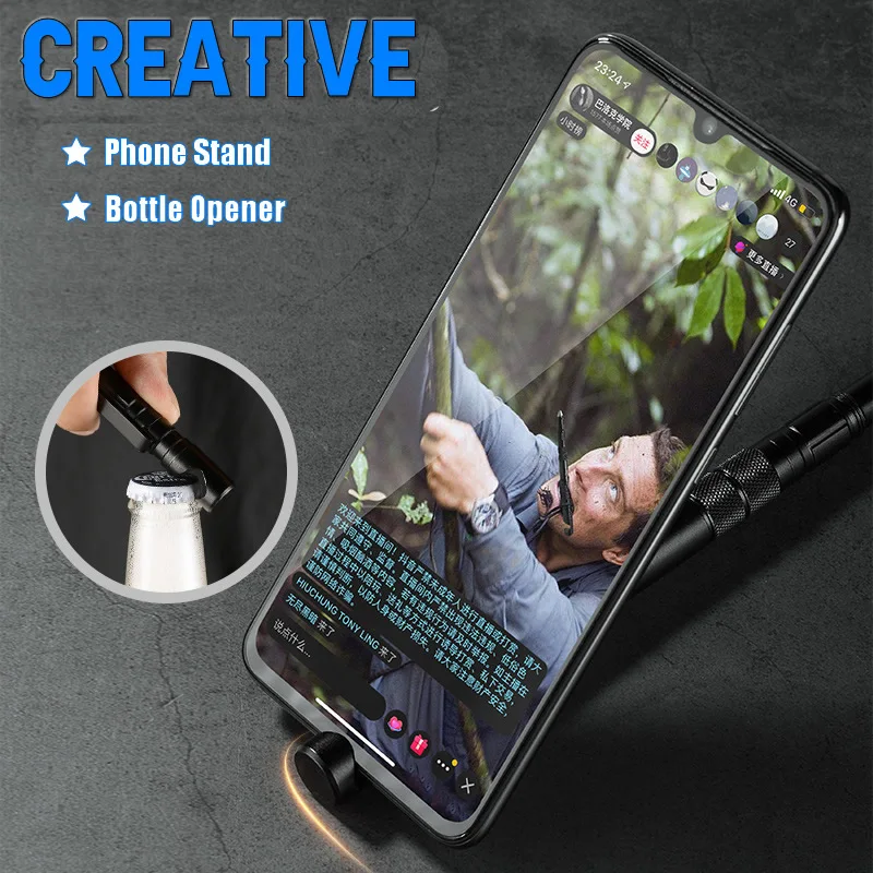 10-In-1 Tactical Pen Multi-Function Self Defense Emergency Screwdriver Set Phone Stand Glass Breaker Waterproof Storage Case