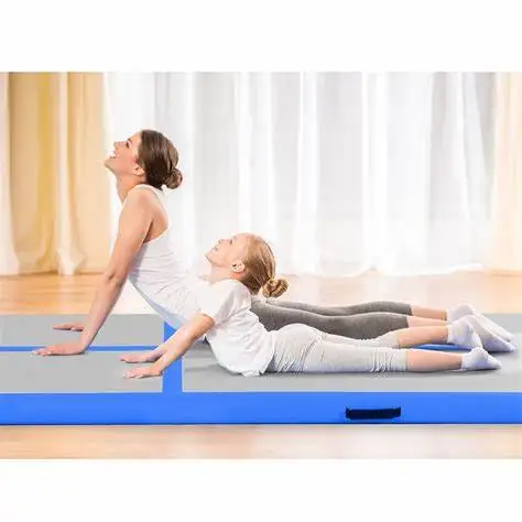 

Hot Sale Fitness Equipment Yoga Gym Mattress Customized 3M4M 5M Inflatable Gymnastics Mat With Pump DWF Airtrack Floor Tumbling