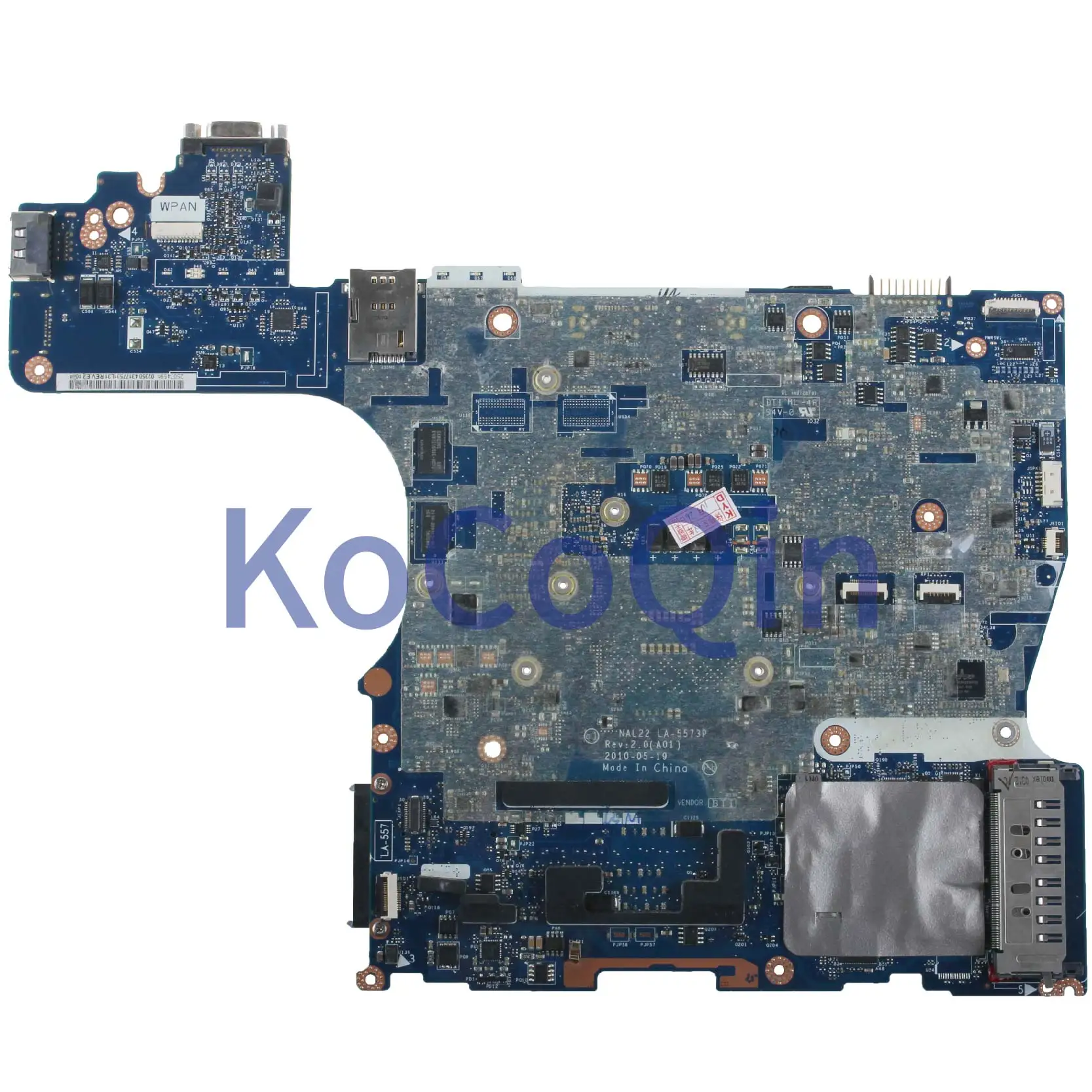 Scheda madre del computer portatile KoCoQin per DELL Latitude E6510 QM57 CN-0NCPCN della scheda madre 0NCPCN chi LA-5573P N10M-NS-B-B1