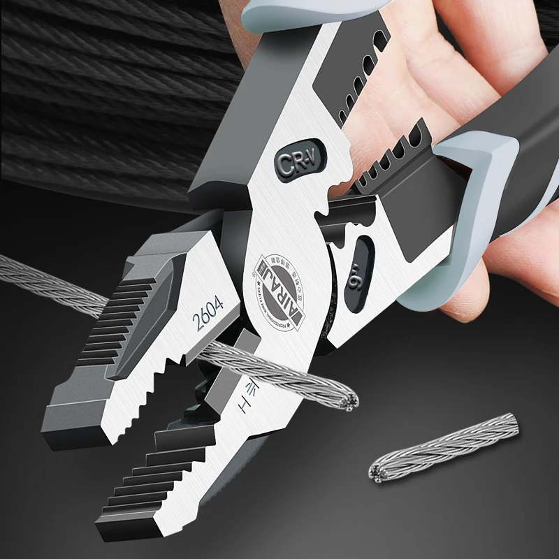 AIRAJ Universal Wire Pliers Set Combination Pliers Crimp Cutter Diagonal Pliers Needle Nose Pliers Electrician Hand Tools