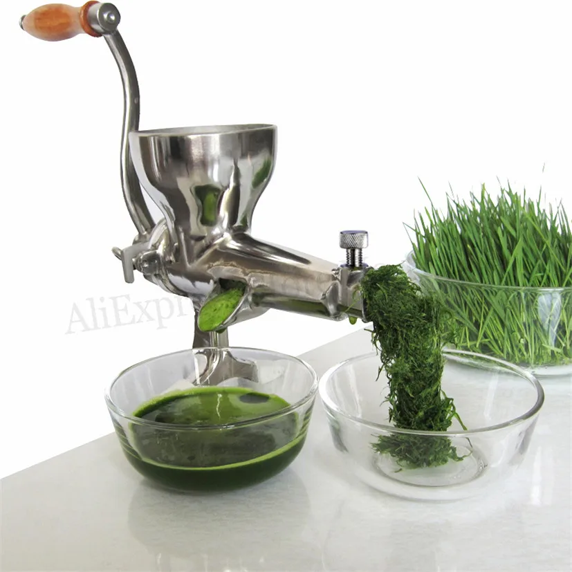 

Wheat Grass Juicer Squeezer Stainless Steel Manual Juice Extractor Food Tool Fuite Juice Presser