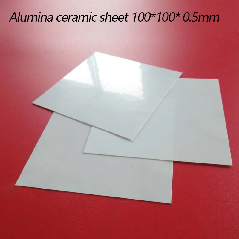 Customized Zirconia Ceramic Sheet Yttrium Stabilized Ultra-thin Ceramic Sheet 100*100*0.3/0.5/1/2/3mm High Toughness