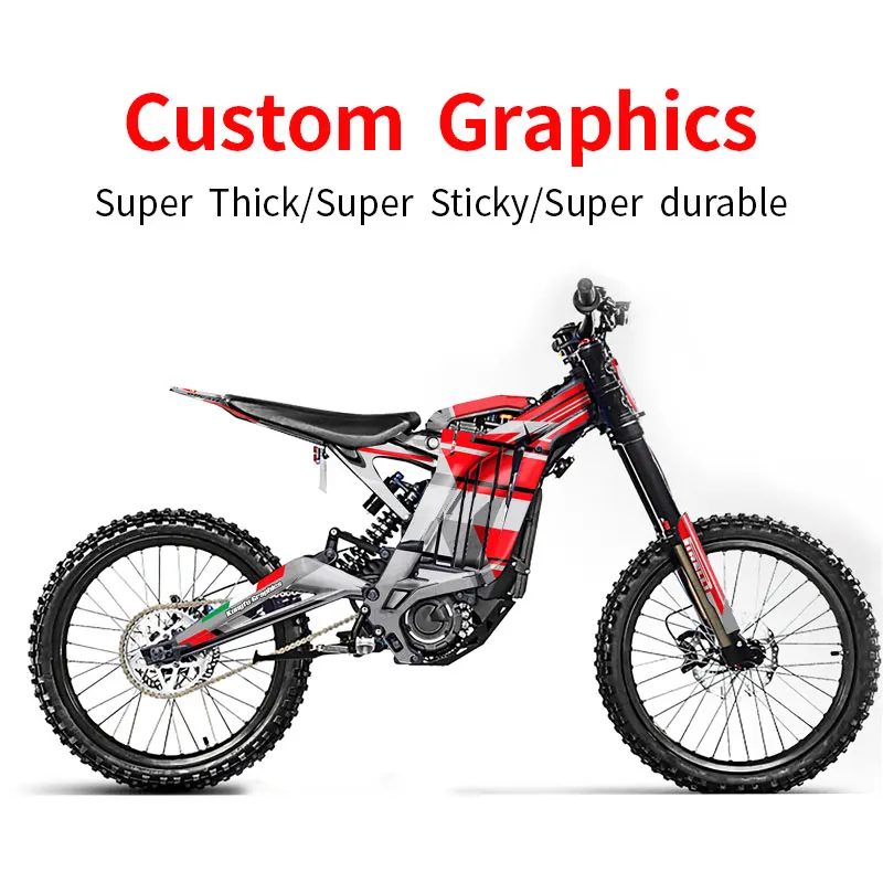 

For SURRON Custom Stickers Light Bee X Electric Off-road Bike Dirtbike Decorative Self-adhesive Moisture-proof Thick SUR-RON