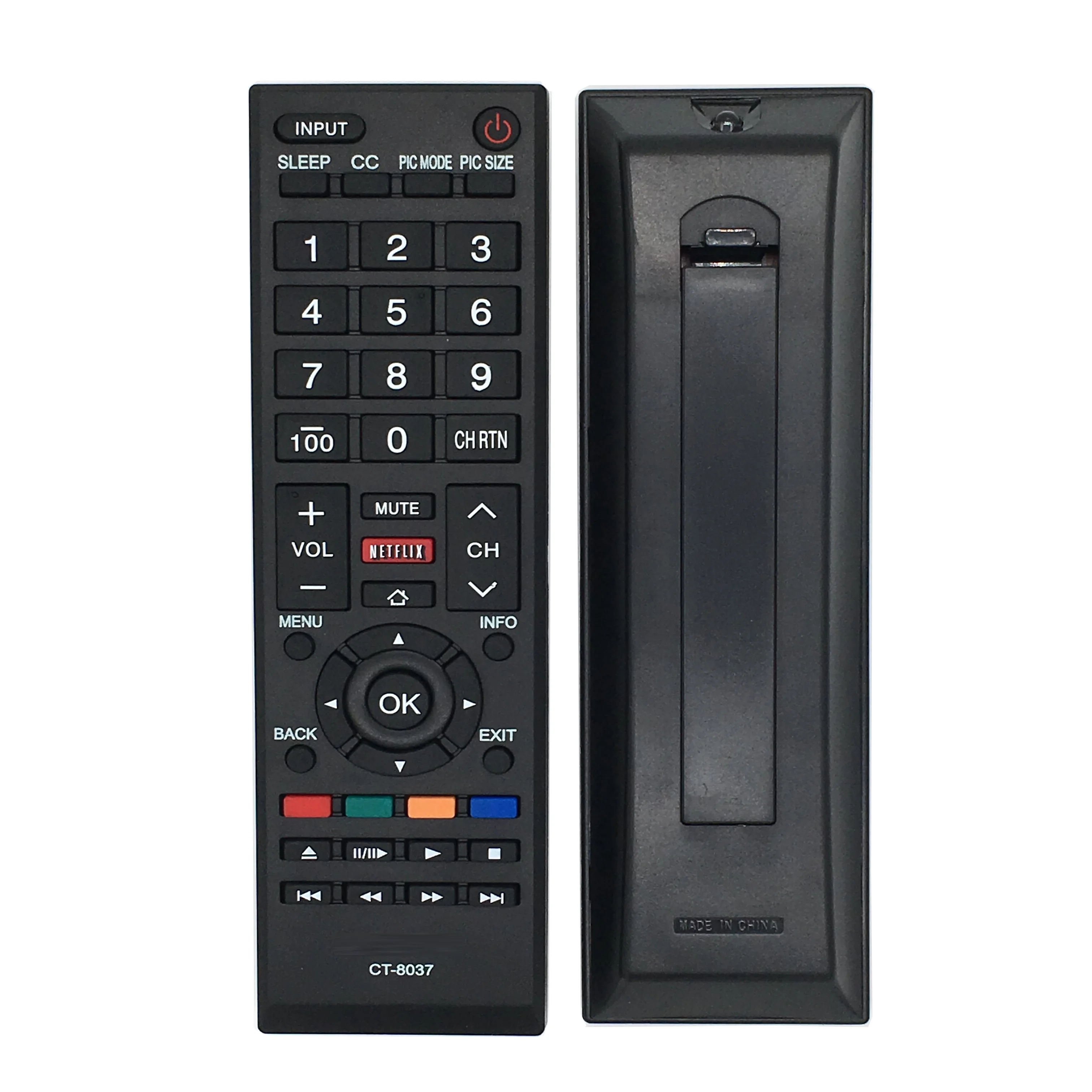 

New For Toshiba CT-8037 Remote For 40L3400 40L3400U 50L3400 50L3400U 65L5400U 58L5400