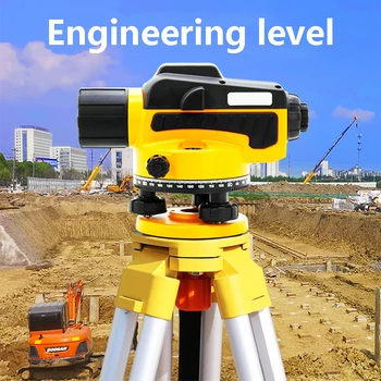 28X optical automatic level instrument leveling instrument mapping level parallel tester optical survey instrument building tools