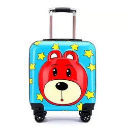 LeTrend 3D Cartoon Suitcases On Wheels Kids Dinosaur Rolling Luggage Spinner Trolley Children Travel Bag Student Best Gift