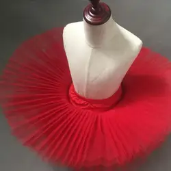 Professionale Balletto Tutu Bianco Rosa Nero Rosso Pancake Tutu Gonne Pratica di Prova Piatto Metà Tutù di Balletto Bambini Bambino Delle Donne