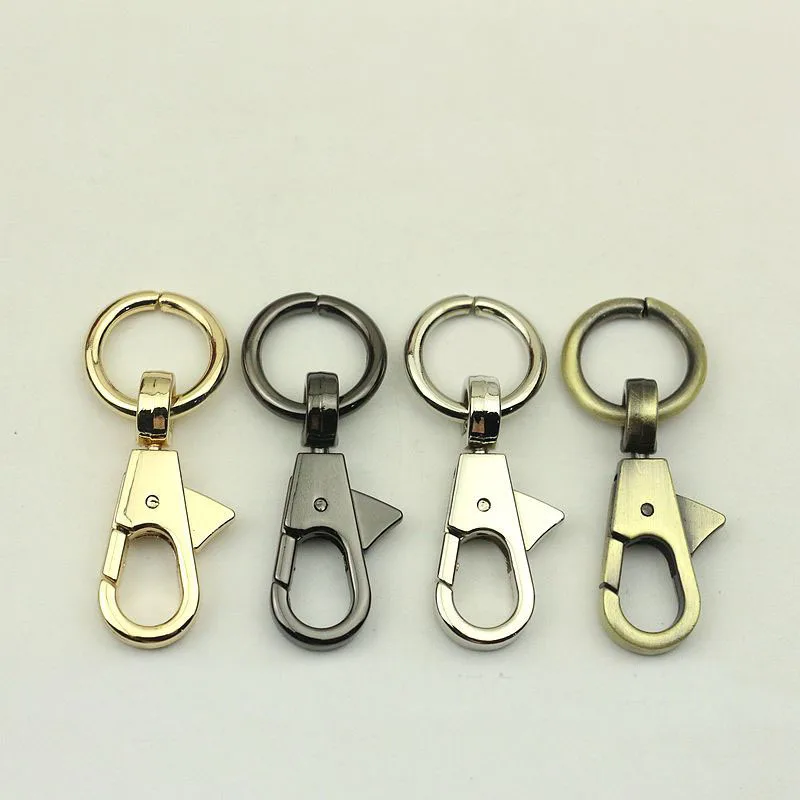 

30Pcs 15mm Bag Metal Hanging Buckles Dog Collar Webbing Hanger Lobster Clasp Swivel Trigger Clips Snap Hook DIY Accessories