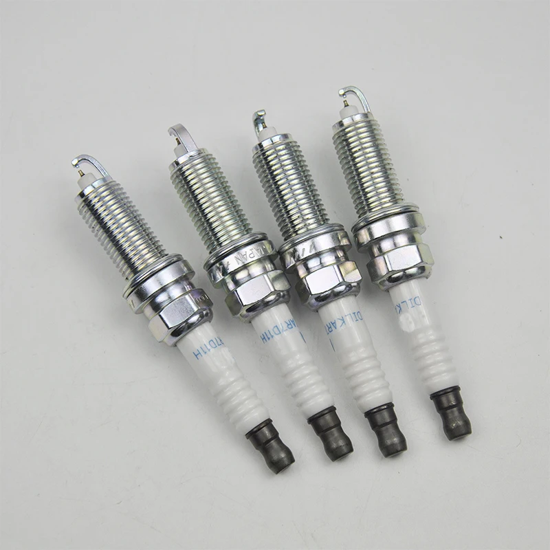 4pcs 22401-1VA1C DILKAR7D11H Spark Plugs For Nissan Rogue 2.0L 2017 X-TRAIL QASHQAI Car Engine Parts Car Accessories