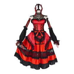 Anime DATE A LIVE Tokisaki Kurumi Nightmare Uniform Cosplay Kostüm Lolita Prinzessin Kleid Halloween Kostüme