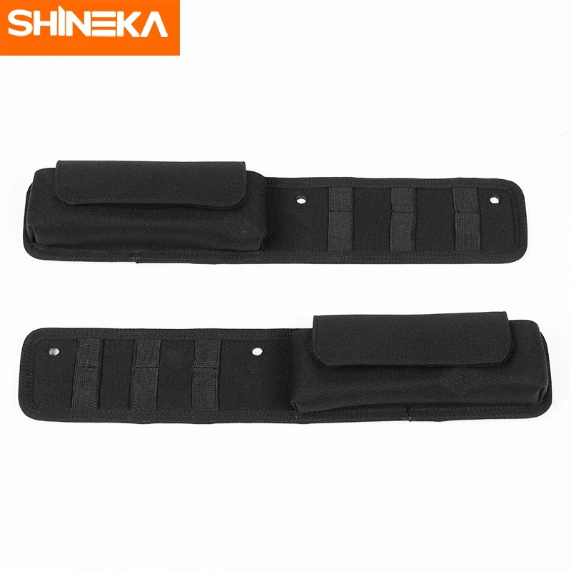 SHINEKA Stowing Tidying Black Car Top Grab Handle Storage Bag Sunglasses Bag Organizer Accessories For Suzuki Jimny 2010-2024 view 6