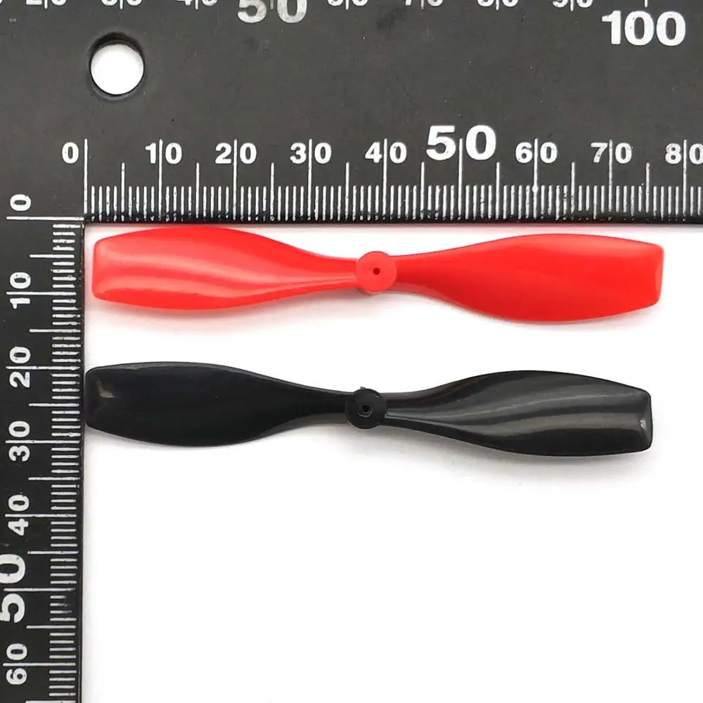 4 Pcs/lot 75mm 7.5CM Helicopter DIY Plastic Propeller Props For Model 1mm Motor Shaft Aircraft Helicopter DC Motor High Quality