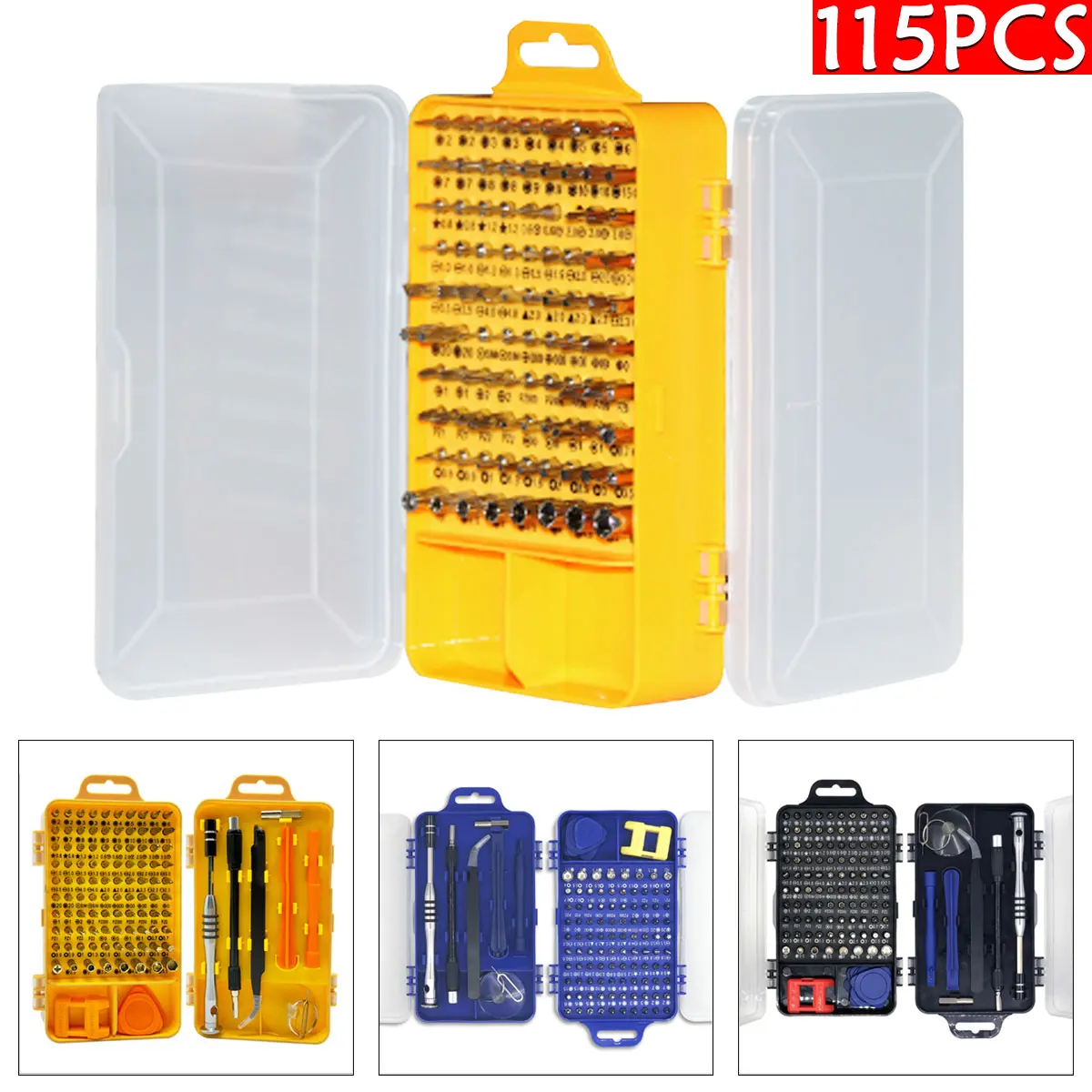 

115 in 1 Multifunction High Precision Screwdriver Set Disassemble For Phone Computer Watch Electronic Repair Home Tools Kit