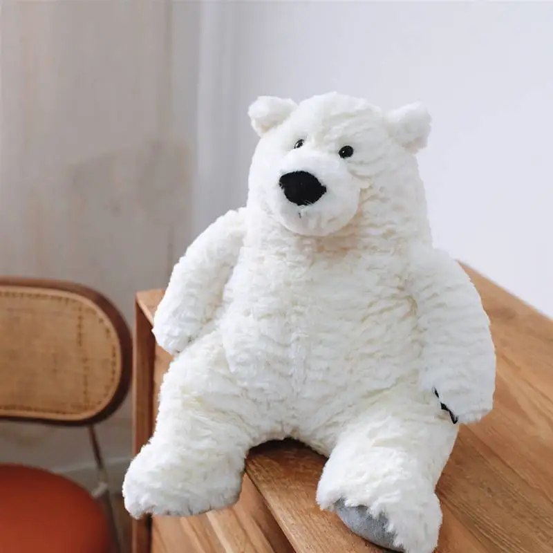 Cute Polar Bear Doll Baby Soft Plush Toys For Children Sleeping Mate Stuffed Baby Toys For Infants Birthday Gift