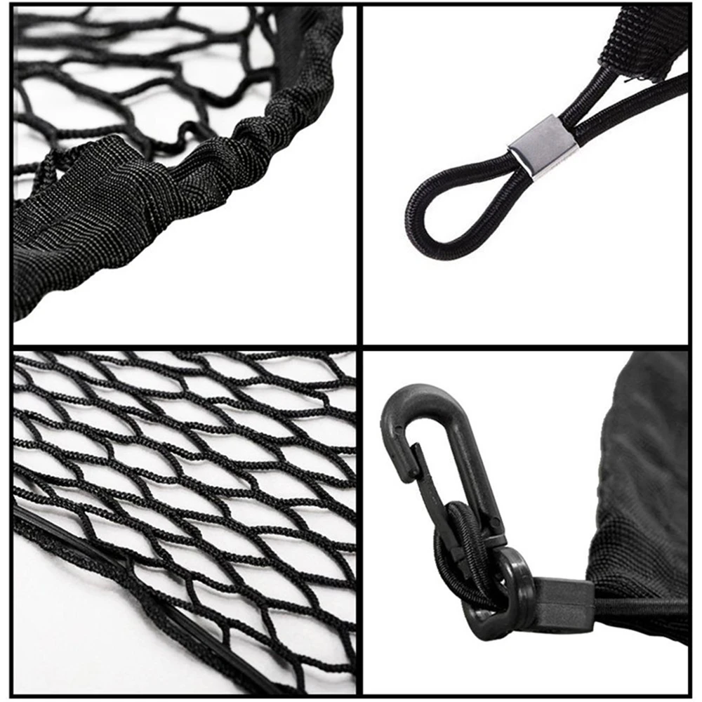 70x70cm Universal Car New Nylon Elastic Mesh Trunk Cargo Net Storage Organizer Pocket For Car Fit For Honda Toyota Nissan