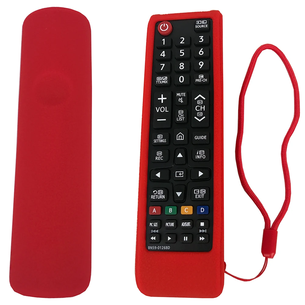 Protective Case TV Removable Remote Control Cover Dustproof Protector Durable Silicone Soft Solid Home For Samsung AA59