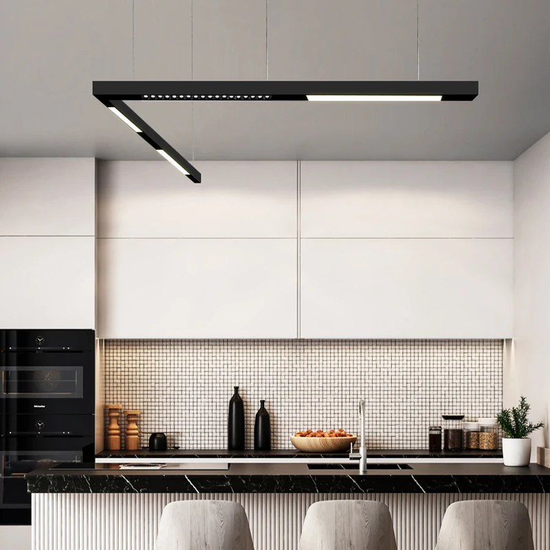 New LED Track Lighting Aluminum Ceiling Recessed Suspended Creative 0.5M 1M LED Magnetic Lights Track Rail image 6