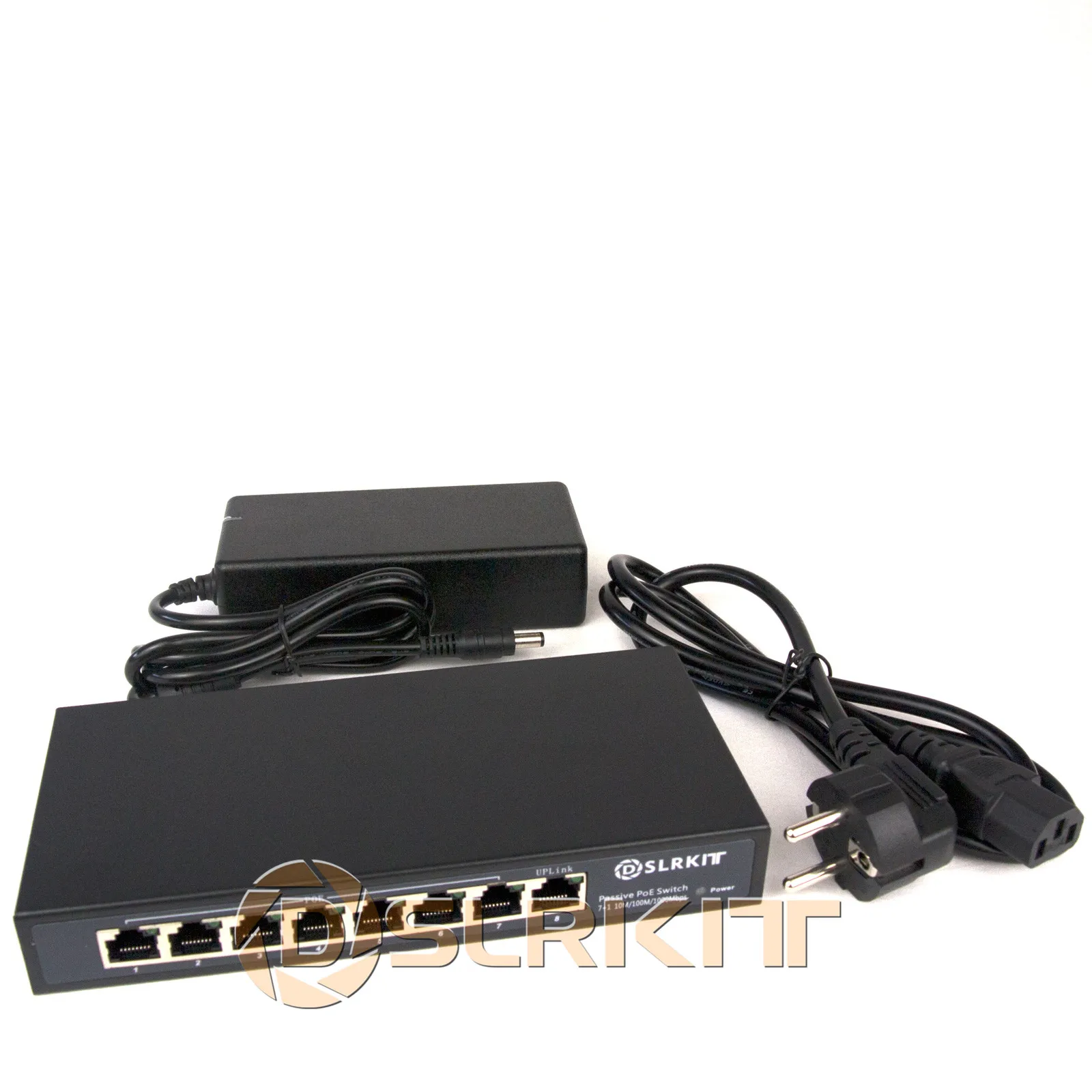 ALL Gigabit 120W 8 Ports 24V Passive PoE Switch Injector UniFi AP UAP AC LITE LR