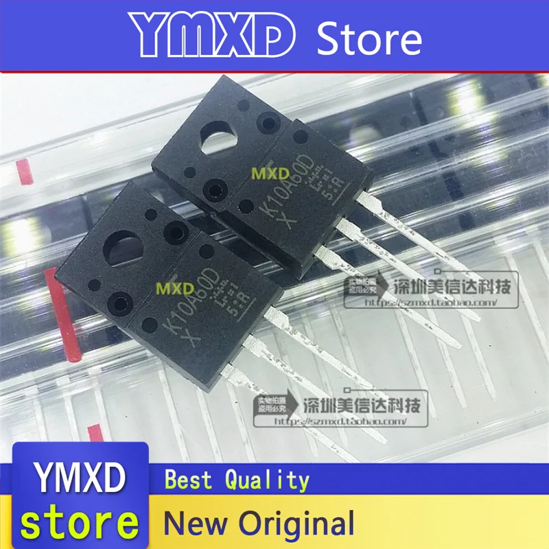 10 Cái/lốc Mới Ban Đầu K10A60D TK10A60D TO220F 10A600V Hiệu Ứng Trường Ống Còn Hàng