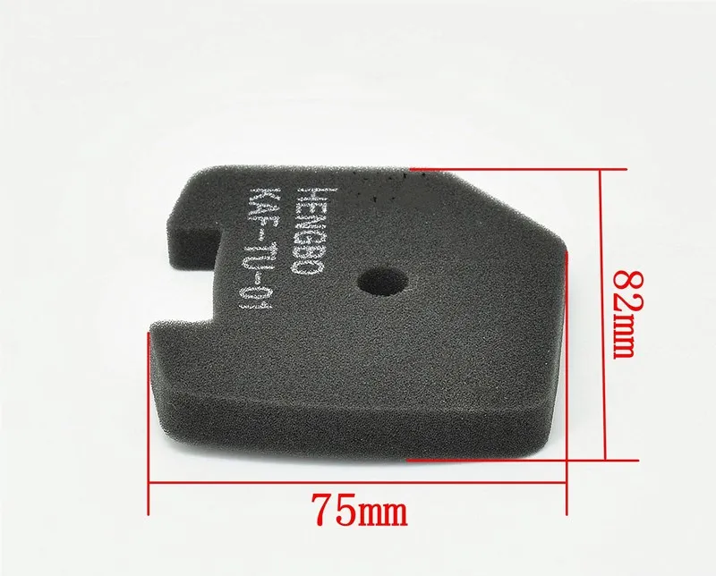 4 X Màng Lọc Không Khí Kawasaki TJ35 TJ35E TJ35V Tông Đơ Bàn Chải Cắt Sạch Không Khí Thay Thế