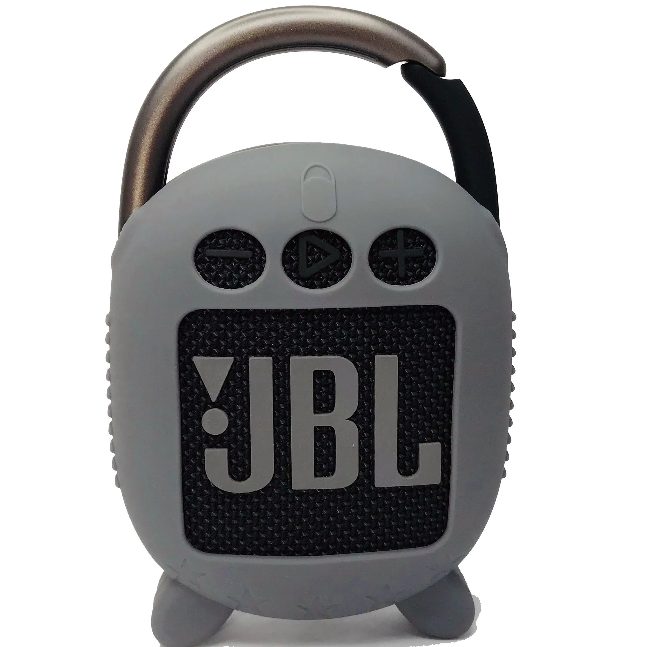 TICOSAN Silicone Cover Protective Carrying Case for JBL Clip 4 Portable Bluetooth Speaker Can stand up, and  lie down