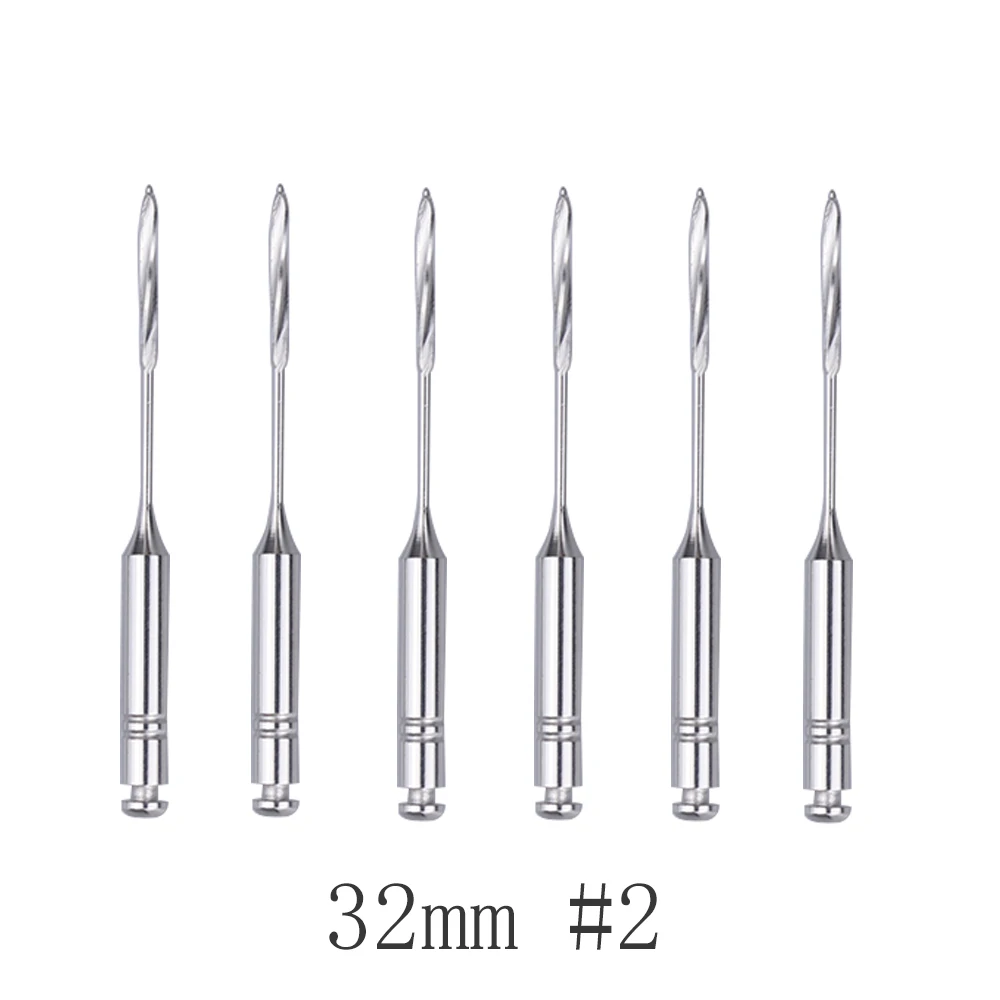 Escariadores endodónticos dentales, fresas de perforación, escariadores de Peeso, limas de Endo, materiales de dentista, 32mm