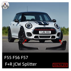 Brand New PC Material Front and Rear Splitter PDC and Without PDC for mini cooper F55 F56 F57 JCW only