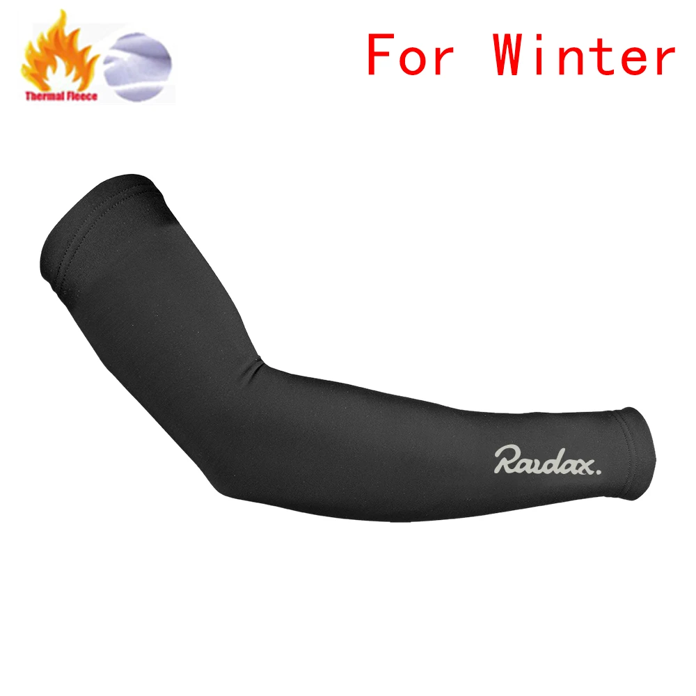 Raudax-Black Arm Leg Warmers, Leg Sleeve, Thermal, Cycling, MTB, Bicycle, Running, Racing, MTB, Bike, Winter, 2023