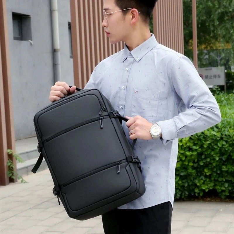 Mannen Reizen Zakenreis Laptop Rugzak Usb Opladen Interface Eenvoudige Buiten Zak Casual Daypacks Mochila Rugzak Voor Laptop