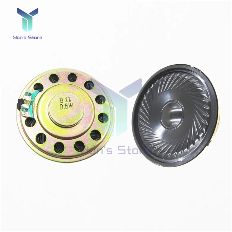 2 Chiếc 8 Ôm 0.5W Nhỏ Kèn 29Mm 36Mm Đường Kính 50Mm Loa Loa Sừng To loa Còi Ringer Kim Loại Bền