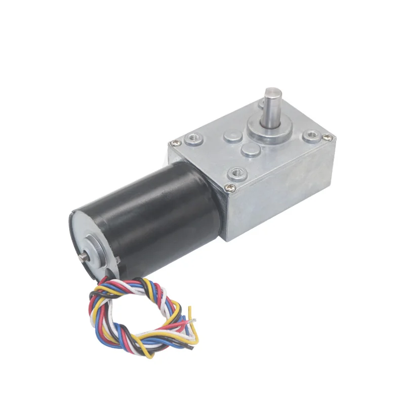 5840-3650 BLDC Worm Geared Motor 12V 24V DC High Power High Torque Silent Brushless Worm Gear Motor For Curtain Machine