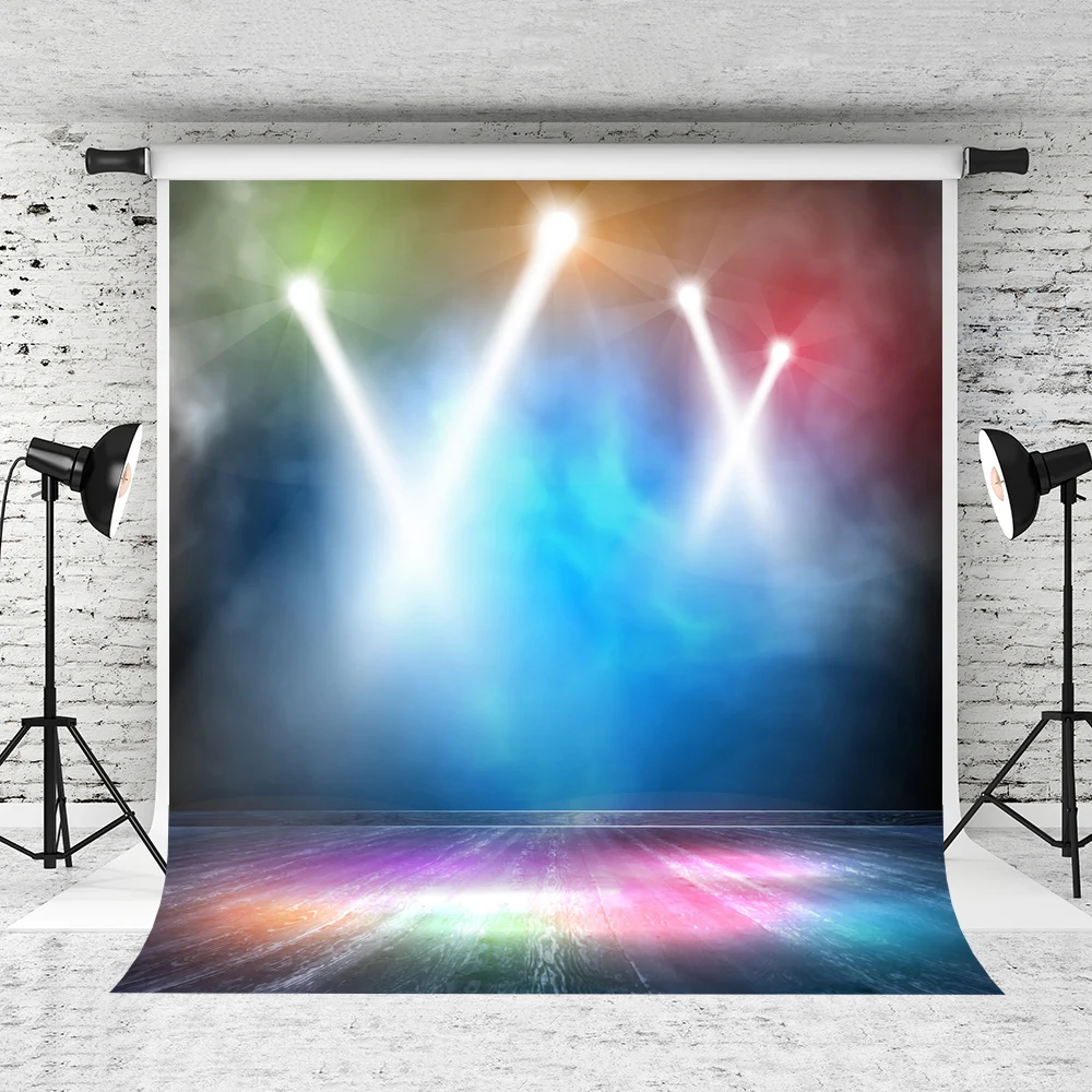 

VinylBDS 10X10FT Photography Backdrop Fotografia Dim Stage Lighting Background Backdrop For Photo Studio