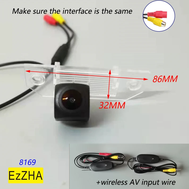 

Fisheye light Dynamic CCD 1/3" Car Rear view Camera Parking Back Reversing Camera For Ford Focus 2 3 Mondeo Night vision C-max