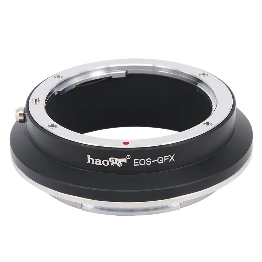 Haoge Manual Lens Mount Adapter for Canon EOS EF Lens to Fujifilm Fuji GFX mount Camera such as GFX 50s