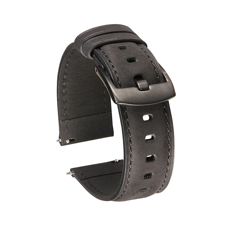 Crazy Horse-Correa de cuero para reloj inteligente Oneplus, pulsera de mano de One Plus, accesorios reemplazables