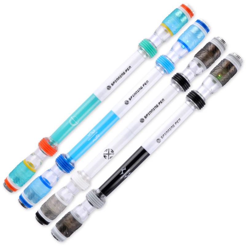 Zhigao Foldable Super Dazzling Luminous Glow Light AI Magnetic Spinninh Pen Contest Crystal Spinning Pen