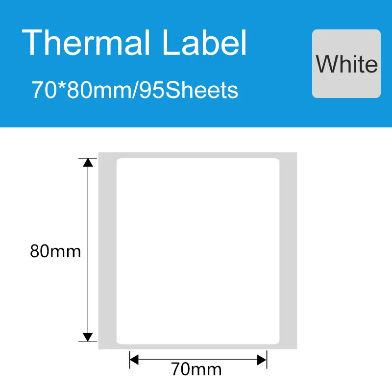 2 rollen Weiß Thermische Synthetische Label Papier Adhensive Bacord QR Code Preis Tag Wasserdicht Ölbeständiges Kratz Anti Alkohol