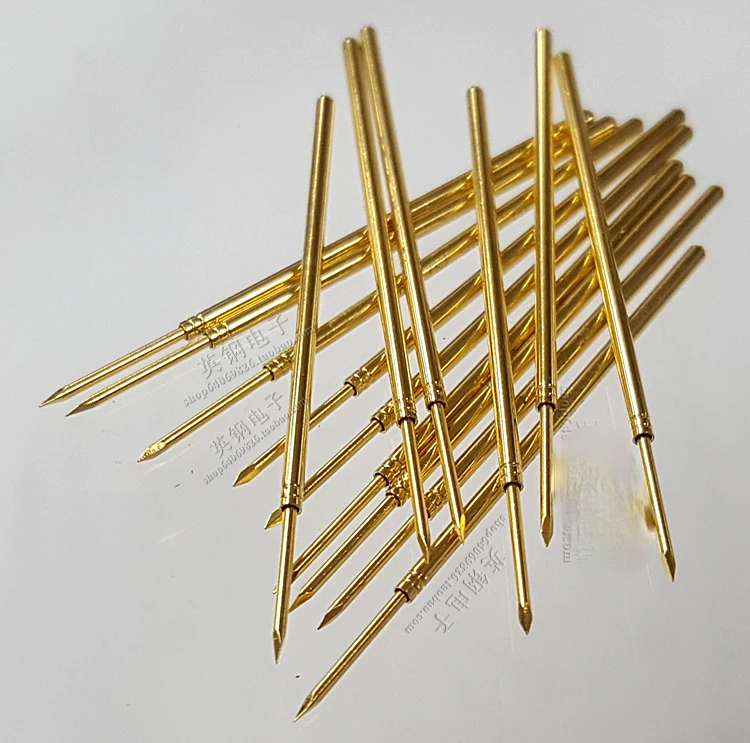 10Pcs 1MM Pointed Probe Pogo Pin GKS075291064A2*0075mil Test Pin