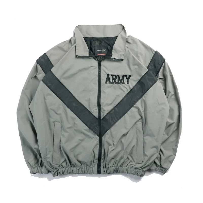 US Army Reflective Windbreaker Training Sports Jacket Water