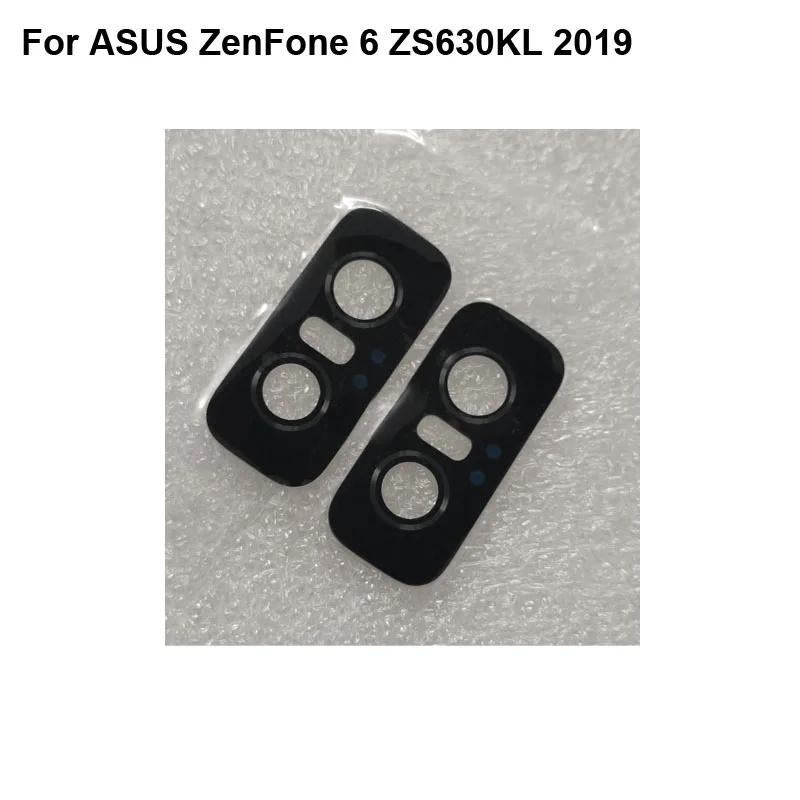 

2PCS For ASUS ZenFone 6 ZS630KL 2019 Housing Rear Back Camera Glass Lens ZenFone6 Back camera glass ZS 630KL Replacement Repair