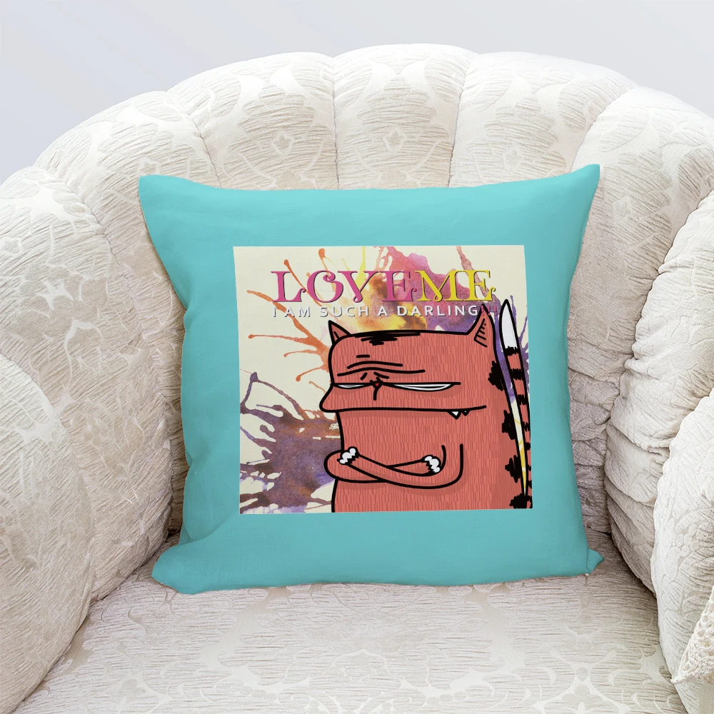 Cartoon Cushion Living Room Sofa Cushion Bedside Cushion Car Cushion More Sizes Pillow Cover Pillow Can Be Customized