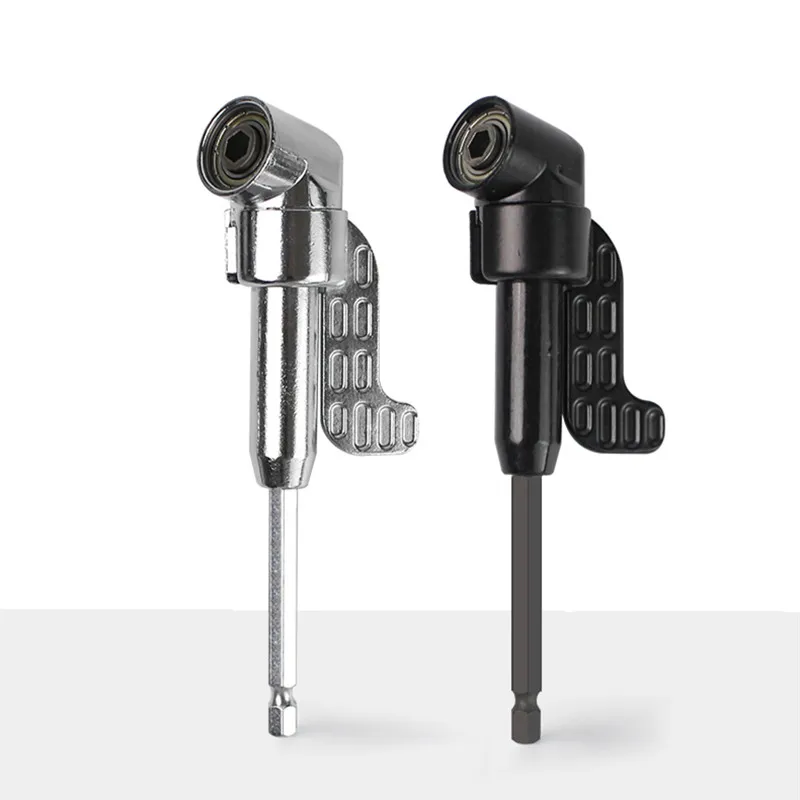 Adjustable 105° Right Angle Driver Screwdriver Hand Tools Set 1/4 Hex Shank For Power Drill Screwdriver Bits Tools