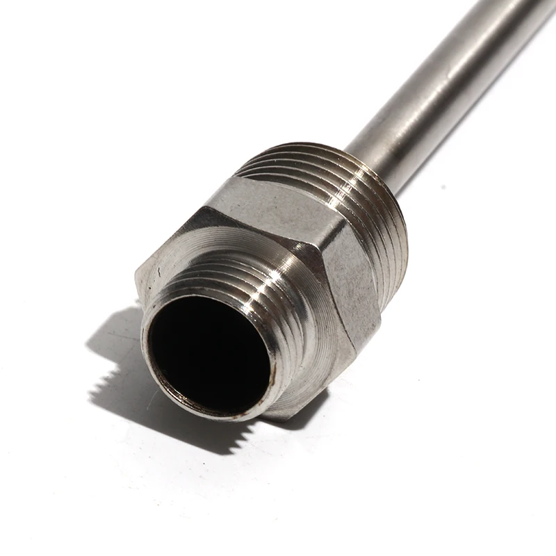 LUJINXUN 1/2 "DN15 الموضوع مقاوم للماء أنبوب أعمى الحرارية تكييف الهواء التحقيق استشعار درجة الحرارة الإسكان حماية غمد