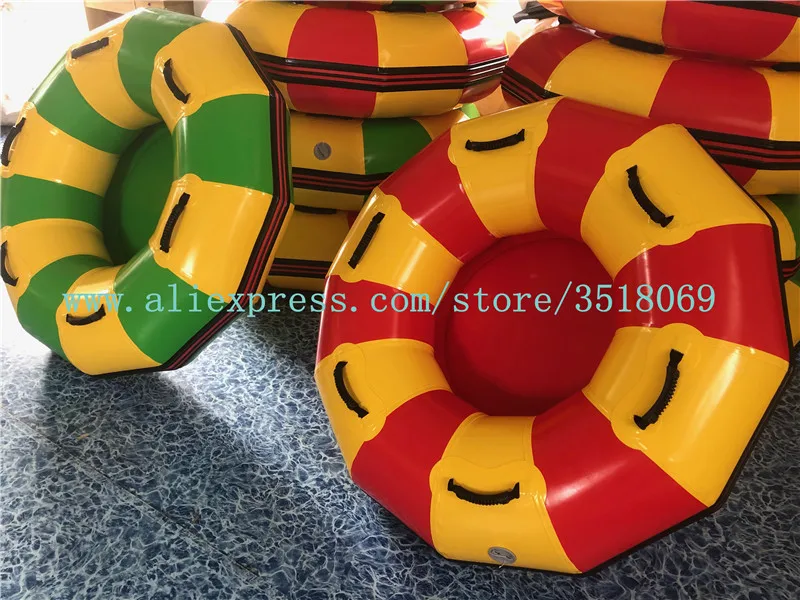 Thickened PVC 1.2 m diameter inflatable ring suitable for water parks and water slides