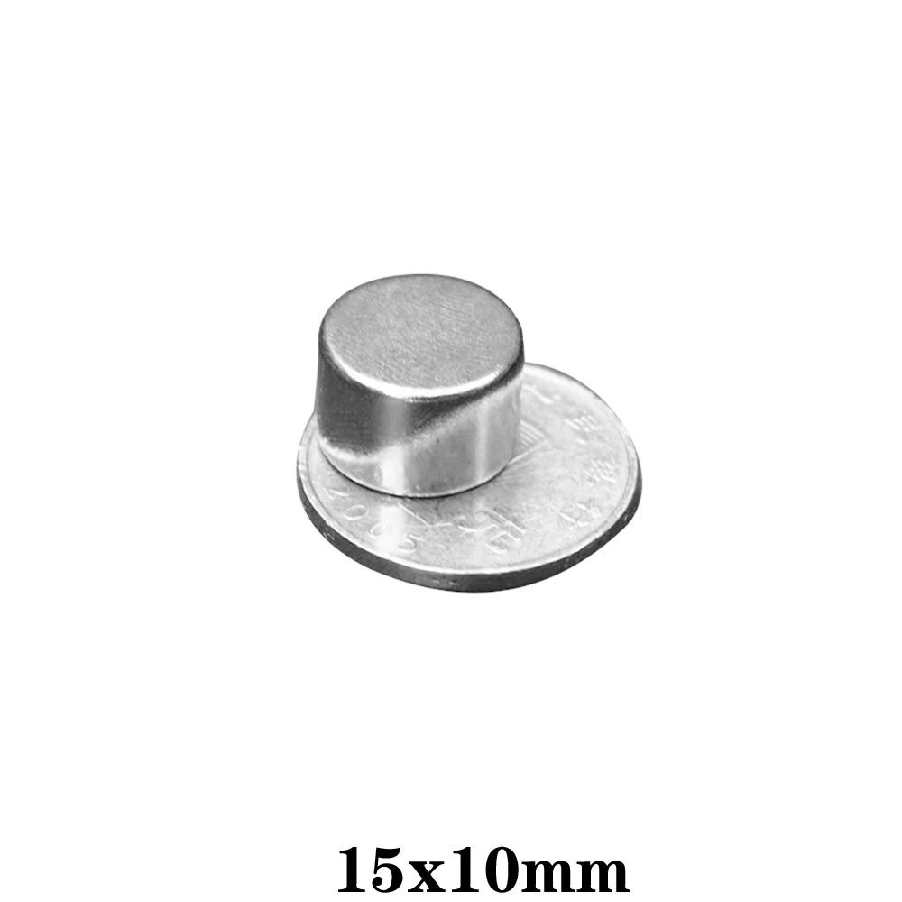 2/5/10/20/30pcs 15x10 mm Thick Neodymium Strong Magnets 15mm*10mm Permanent Round Magnet 15x10mm Powerful Magnetic 15*10