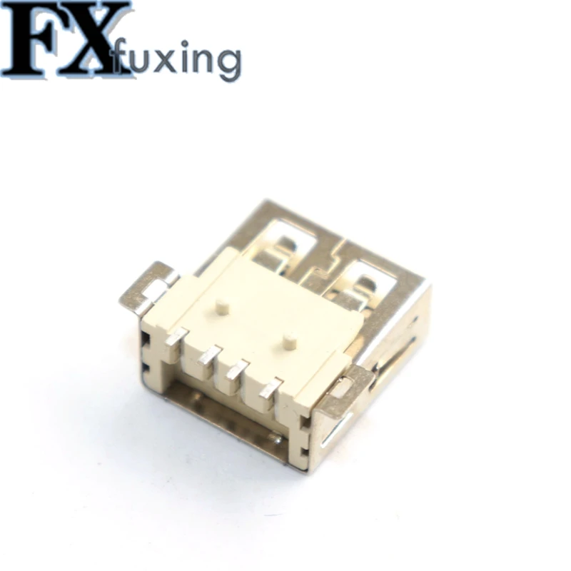 10/20Pcs USB Type A Standard Port Female Solder Jacks Connector PCB Socket USB-A type Female Flat Edge 2.0mm SMD Thermostability